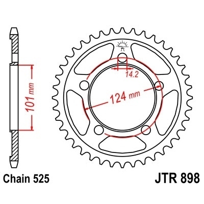 Corona JT SPROCKETS JTR898.42