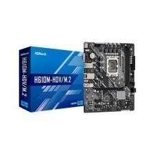 Placa base asrock 1700 h610m - hdv - m.2 ddr4 m - atx - 2 x ddr4 - 4 x sata 3 - 2 x usb 3.2 - 2 x usb 2.0