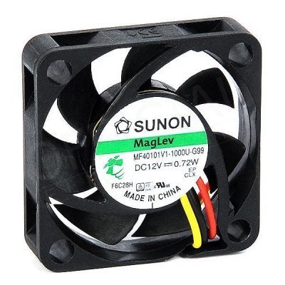 Ventilador 12Vdc 40x40x10mm 0,72W 3 Cables VAPO