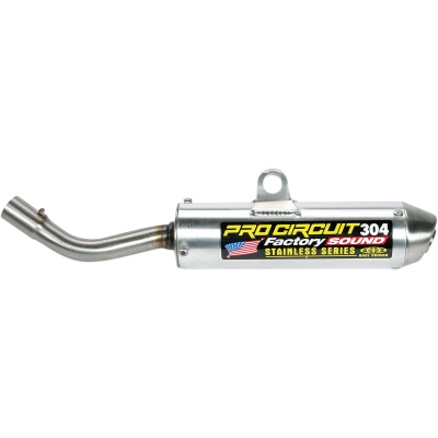 Silencioso Pro Circuit 304 Suzuki RM125: aluminio, tapa de acero inox SS02125-SE