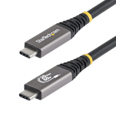 Cable USB4 3m - Cable USB-C Certificado USB-IF - 20Gbps - PD 240W EPR - 4K120 - DP 2.1 - Cable USB Tipo C - Recubrimiento de TPE - Negro