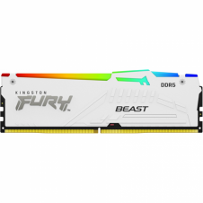 MEMORIA RAM DIMM KINGSTON FURY BEAST BLANCO RGB XMP 16GB DDR5