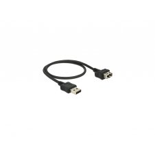 DeLOCK cable USB 2.0, USB A, 0,5 m Negro