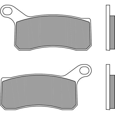 Pastillas de freno sinterizadas de competición Brembo 07GR07SX 07GR07SX