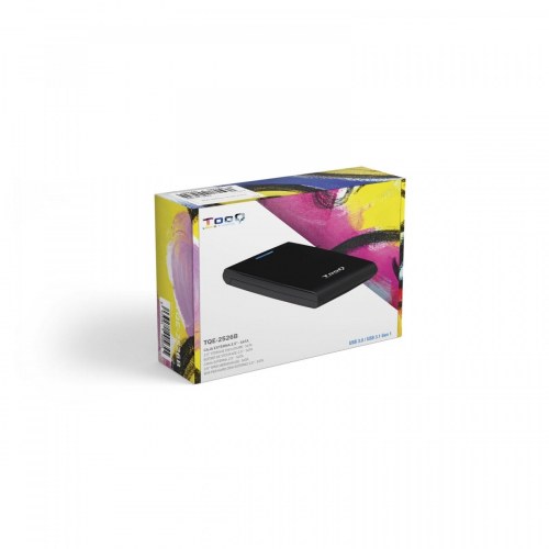 Tooq Caja Externa HDD TQE-2526B 2,5 9,5/12,5 MM SATA USB 3.0 NEG