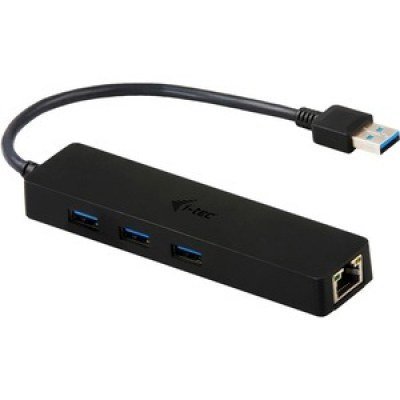 Hub i - tec usb 3.0 delgado con 3 puertos usb 3.0 y ethernet glan rj - 45