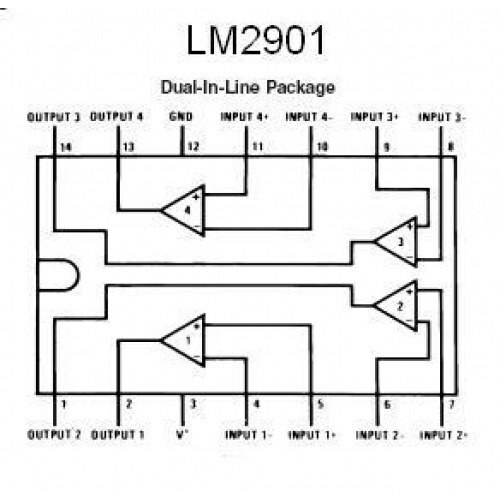 LK2901N Circuito Integrado Comparador Universal Dip14