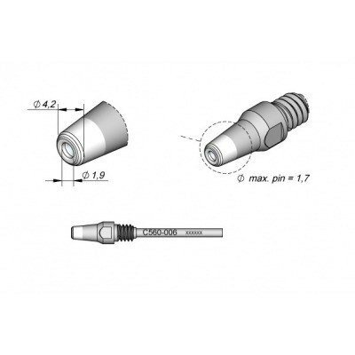 Punta Desoldadora C560-006 JBC