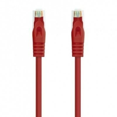 Cable de Red RJ45 UTP Nanocable 10.20.1800-L25-R Cat.6A/ LSZH/ 25cm/ Rojo