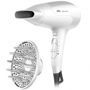 Secador de pelo Braun BRHD385E 1600W IONICA DIFU VIAJE blanco