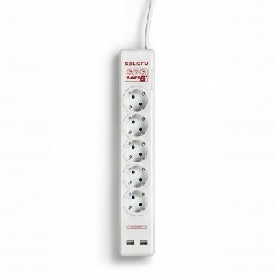 REGLETA ELECTRICA SPS SAFE 5+ ACCS