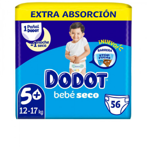 DODOT ETAPAS EXTRA talla 5 pañales 12-17 kg  56 u