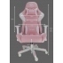 Talius Silla Dragonfly Gaming White/Pink, 2D, Butterfly, Base Nylon, Ruedas 60Mm Nylon, Gas Clase 4