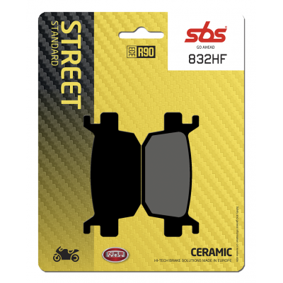 HF Street Ceramic Organic Brake Pads SBS 832HF