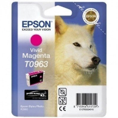 Cartucho tinta epson t096340 magenta vivo r2880 t0963 aprox. 865 pag - lobo blanco