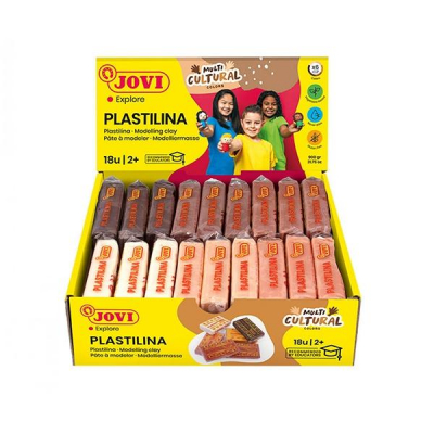 JOVI C.18 PASTILLAS DE PLASTILINA MULTICULTURAL COLORS COLORES PIEL