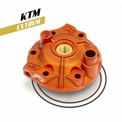 S3 Extreme Enduro Cylinder Head & Insert Kit Low Compression - Orange KTM/Husqvarna XTR-985TPI-250-O