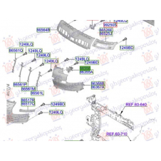 SOPORTE PARRILLA DELANTERA(O)