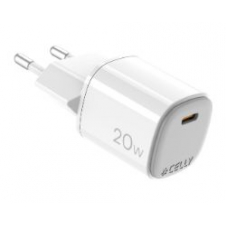Cargador Pared CELLY 20W USB-C Blanco (UPTC1USBC20WWH)