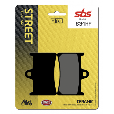 HF Street Ceramic Organic Brake Pads SBS 634HF