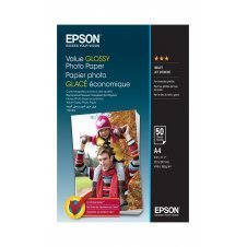 Epson Value Glossy Papel fotografico A4 50 Hojas