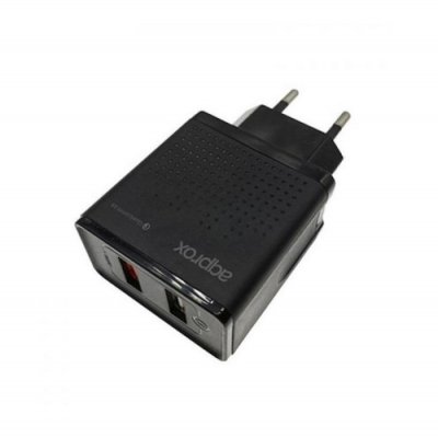APPUSBWALLQC cargador de dispositivo móvil Negro Interior