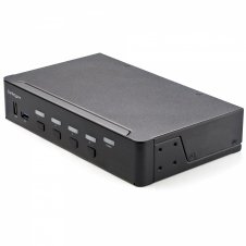 StarTech.com Switch Conmutador KVM de 4 Puertos HDMI 2.0 4K para 1 Monitor - V?deo de 4K y 60Hz Ultra HD - HDR - Hub Ladrón USB 3.0 de 2 Puertos y 4