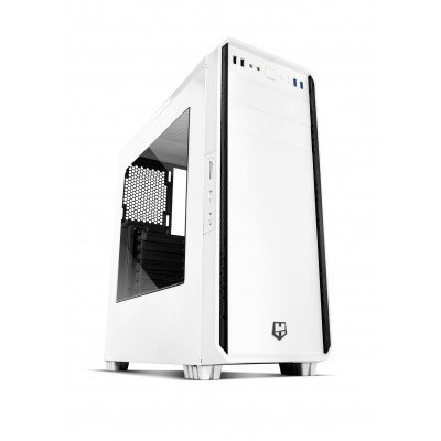 Caja ordenador gaming torre atx nox hummer zs zero edition blanco