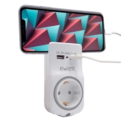 Ewent EW1225 Cargador USB 4 en1 2.4A