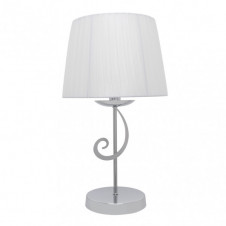 Sobremesa Luxor 1xe14 Cromo Pant. Blanca 45x25x25 Cm