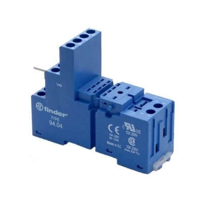 ZOCALO RELE CARRIL DIN y Panel para serie 55.32 y 55.34 FINDER