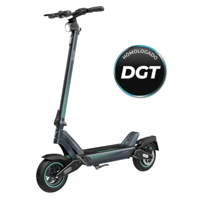 Cecotec Bongo Serie Y65 Patinete Electrico - 1200W - Autonomia 65km - Ruedas de 10” - Doble Suspension - Frenos de Alta Precision - Homologacion DGT - Velocidad 25km/h - Color Negro y Azul