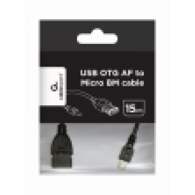 CABLE USB GEMBIRD A MICRO USB HEMBRA MACHO 0,15M