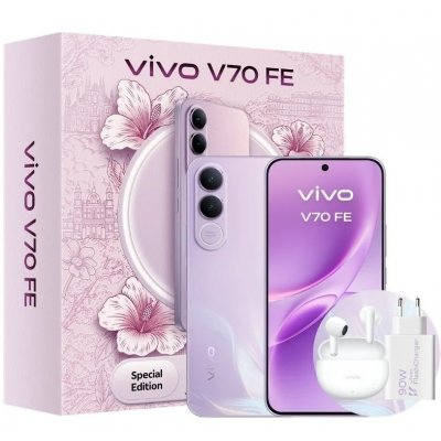 SMARTPHONE VIVO V70 FE 5G 6.83'' (8+512GB) MORADO + AURICULAR + CARGADOR
