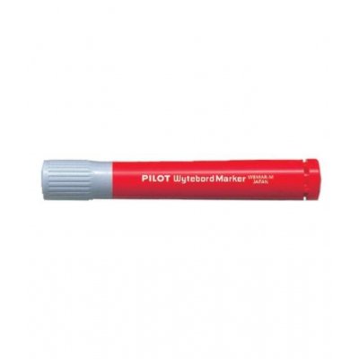 Pilot Rotulador para Pizarra Blanca - Punta Redonda de 4mm - Trazo de 1.8mm - Recargable - Tinta con Base de Alcohol - Borrable en Seco - Color Rojo