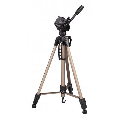 Trípode para cámara, con altura regulable, trípode fotográfico, con bolsa de transporte incluída, altura 60-153cm, color bronce/negro.