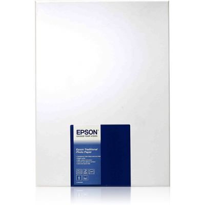 EPSON GF Papel Traditional Photo A4, 25h - 330 g/m2