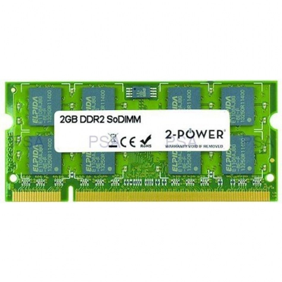 2 Power Memoria DDR2 2GB MultiSpeed 533 667 800 MHz SoDIMM