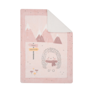 Manta de sherpa supersuave para bebé 110/140 cm Hedge-hugs