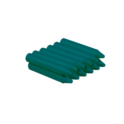 Jovi Estuche de 12 Ceras - No Manchan - No Huelen - Resistentes - Deslizan Bien - Faciles de Afilar - Desarrollan Motricidad Fina - Color Verde