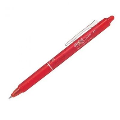 BOLÍGRAFO BORRABLE PILOT FRIXION CLICKER ROJO - PUNTA BOLA 0.7MM - GRIP ANTIFATIGA