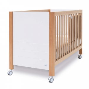 Cuna-escritorio 60x120 cm (2en1) madera/blanco · Ombra C167-M9577