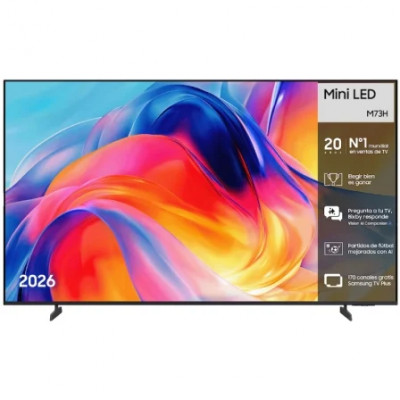 Televisor Samsung Mini LED M73H 75/ Ultra HD 4K/ Smart TV/ WiFi