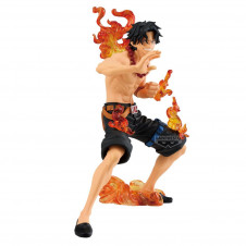 Figura banpresto one piece maximatic plus portgas d.ace marineford 20cm