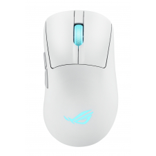 ASUS ROG Keris II Origin WHT ratón Juego mano derecha RF Wireless + Bluetooth + USB Type-A Óptico 42000 DPI