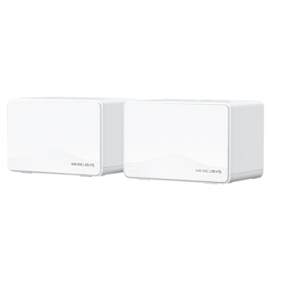 Mercusys Halo H25BE Pack de 2 Unidades Sistema Mesh Wi Fi 7 BE3600 - Cobertura Hasta 460m2 - Velocidad hasta 3600 Mbps - Color Blanco