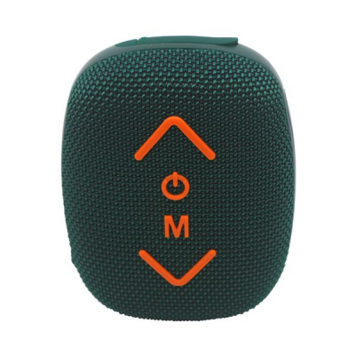 Coolsound Riderbeat Altavoz Bluetooth True Wireless 7W - Autonomia hasta 3h - USB, MicroSD y Aux - Funcion Manos Libres - Radio FM - Soporte Para Manillar - Color Verde