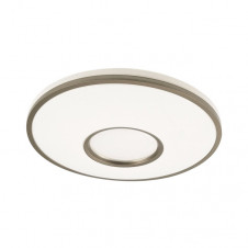 Plafon Perote 60w 3000-4000-6500k Blanco/Cuero 5880lm 8x49x49cm C/remoto Y Reg.intensidad