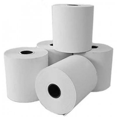 PACK DE 10 ROLLOS DE PALPEL TERMICO DE 57x55mm LIBRE DE BISFENOL A