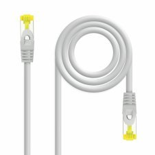 Nanocable Cable Red Latiguillo RJ45 LSZH CAT.6A SFTP AWG26, Gris, 30 cm